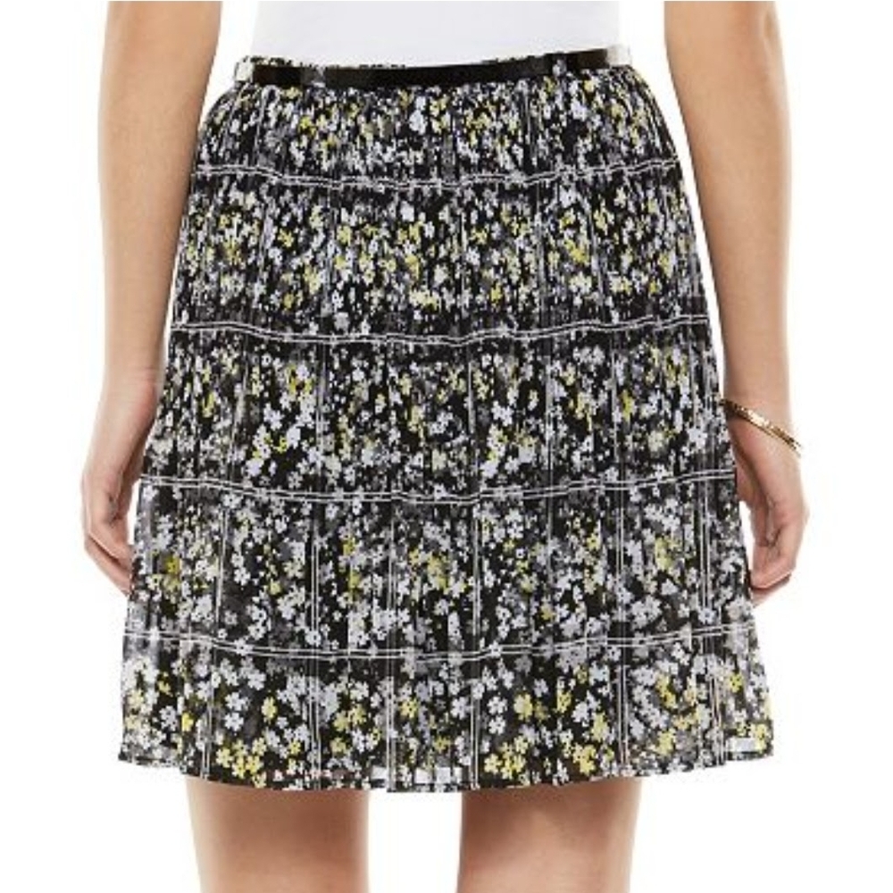 NWT ELLE™ Pleated Chiffon Skirt - Women's Size M